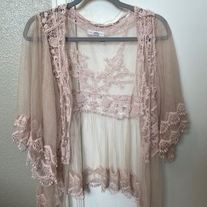 Lace cover up